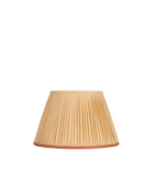 14" Gathered Fabric Lampshade – Honey Cotton