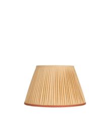 14" Gathered Fabric Lampshade – Honey Cotton