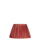 14" Gathered Fabric Lampshade – Ionic Stripe Rose