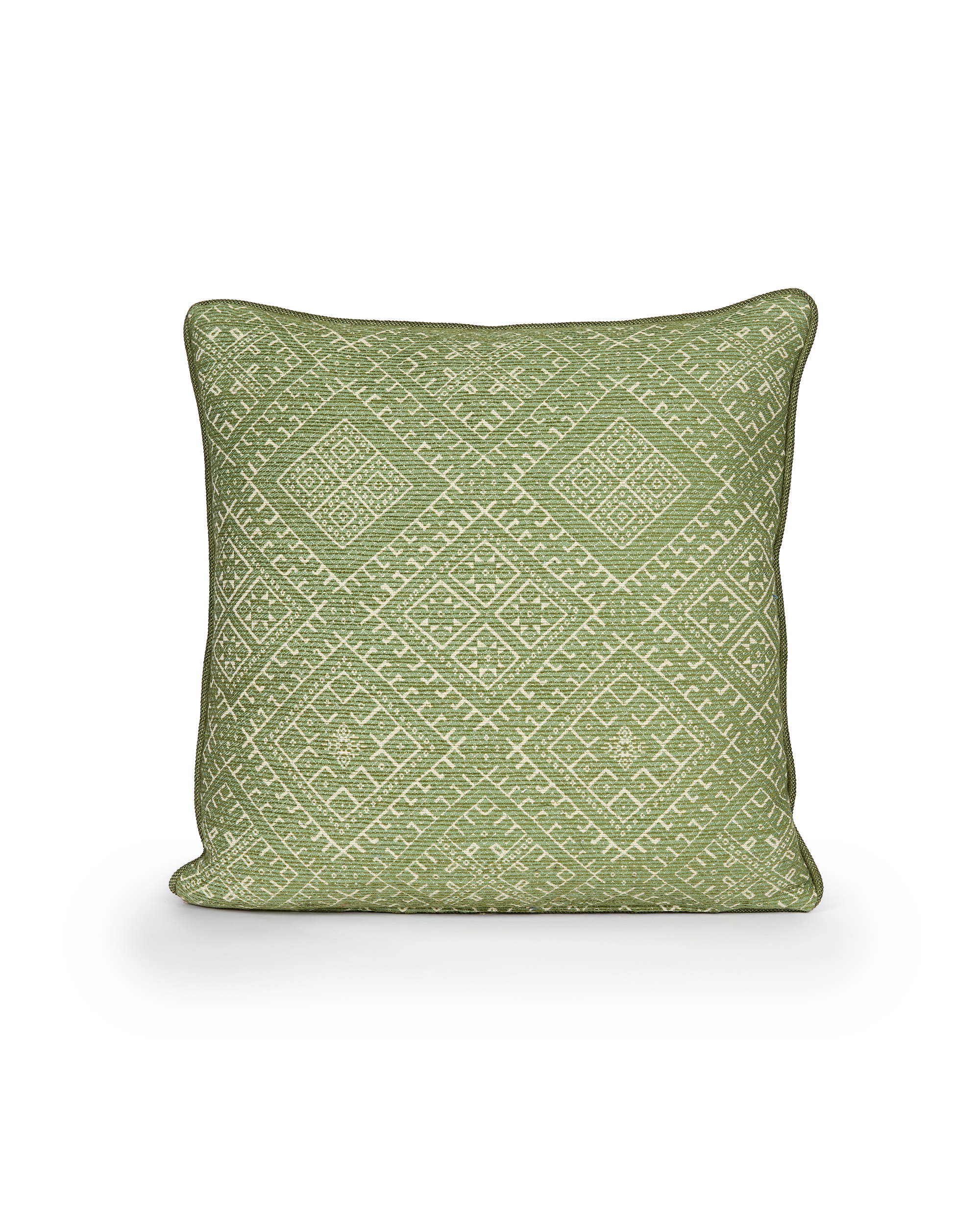 Square Cushion – Trellis Leaf