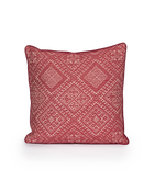 Square Cushion –  Trellis Raspberry