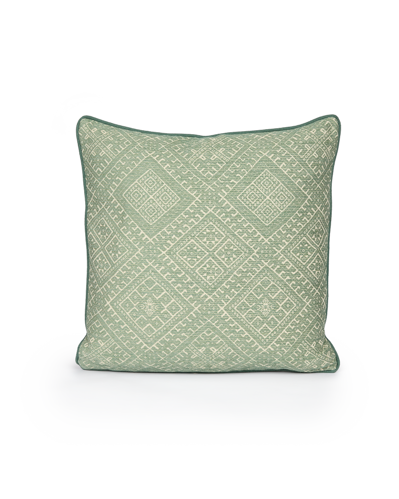 Square Cushion –  Trellis Sky
