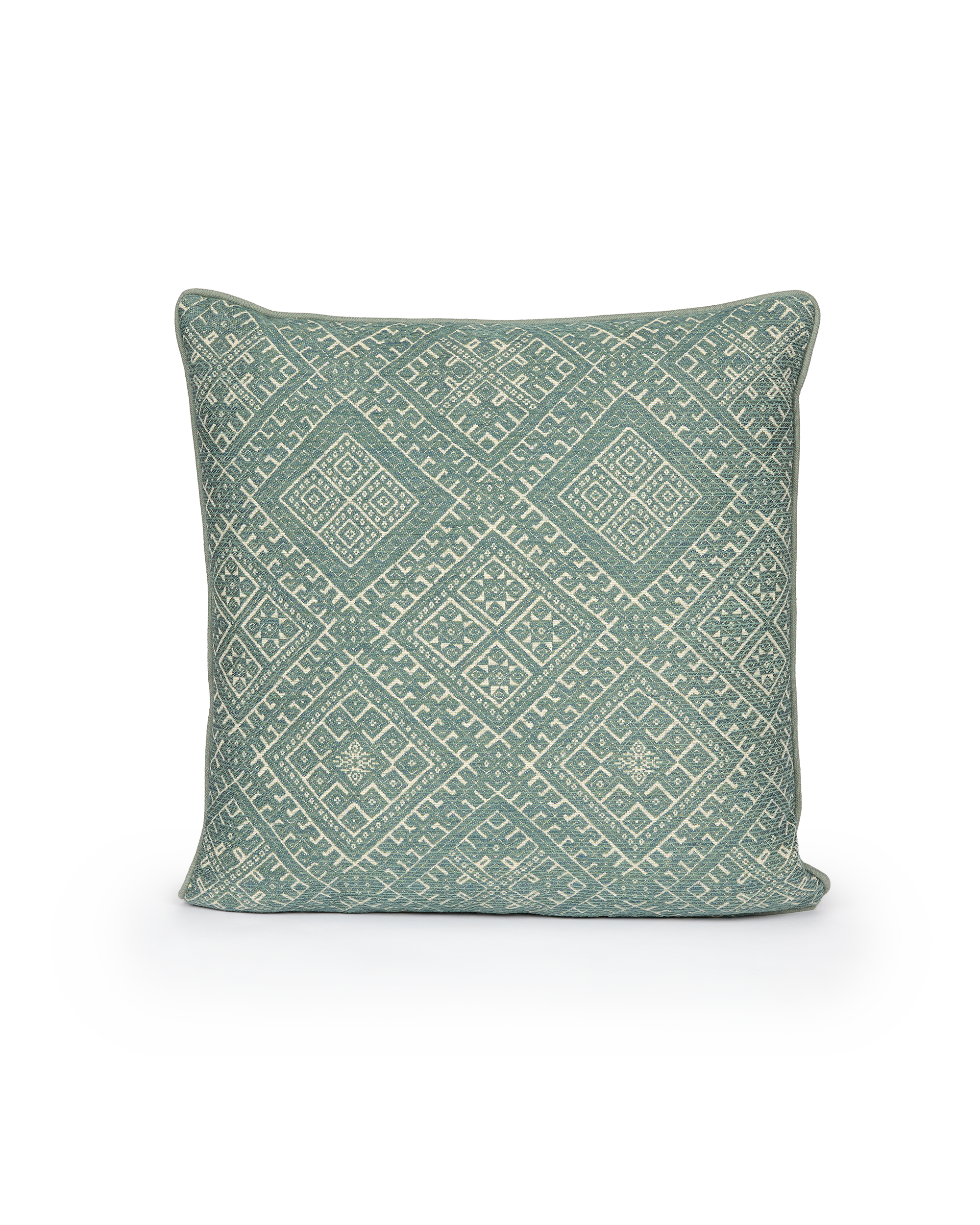 Square Cushion –  Trellis Ocean