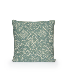 Square Cushion –  Trellis Ocean