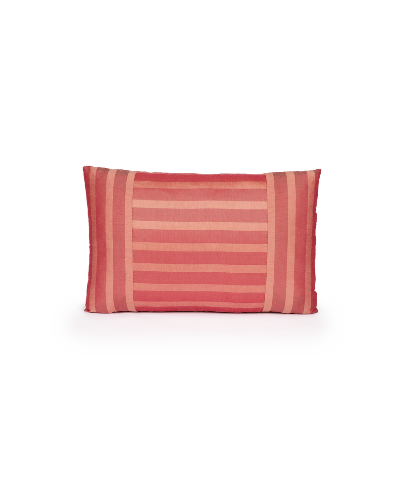 Rectangular Cushion – Ionic Stripe Rose