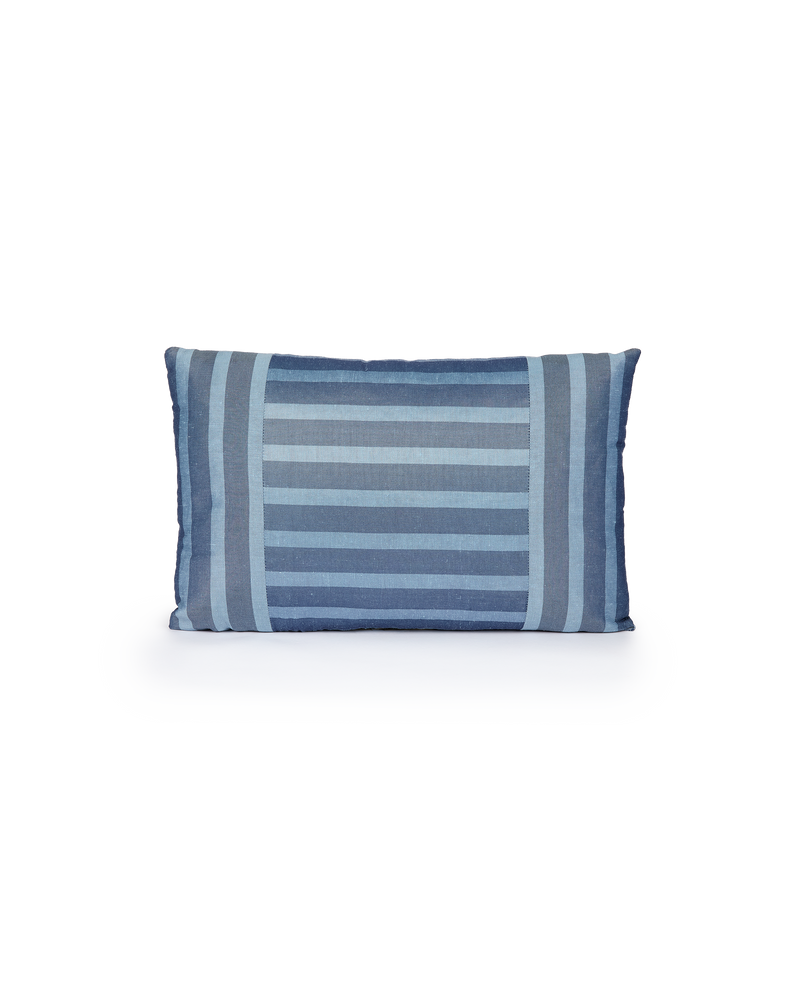 Rectangular Cushion – Ionic Stripe Denim
