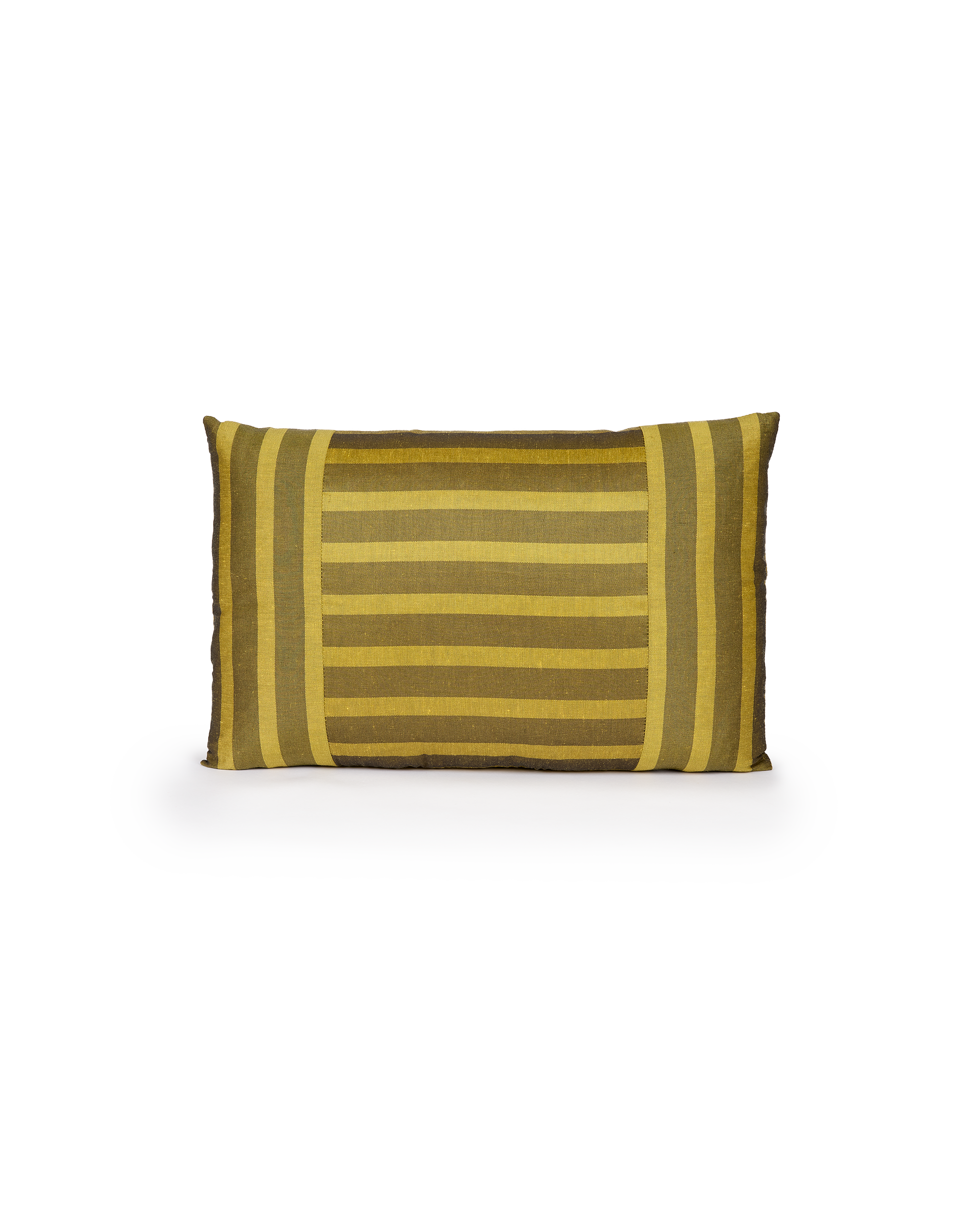 Rectangular Cushion – Ionic Stripe Kiwi