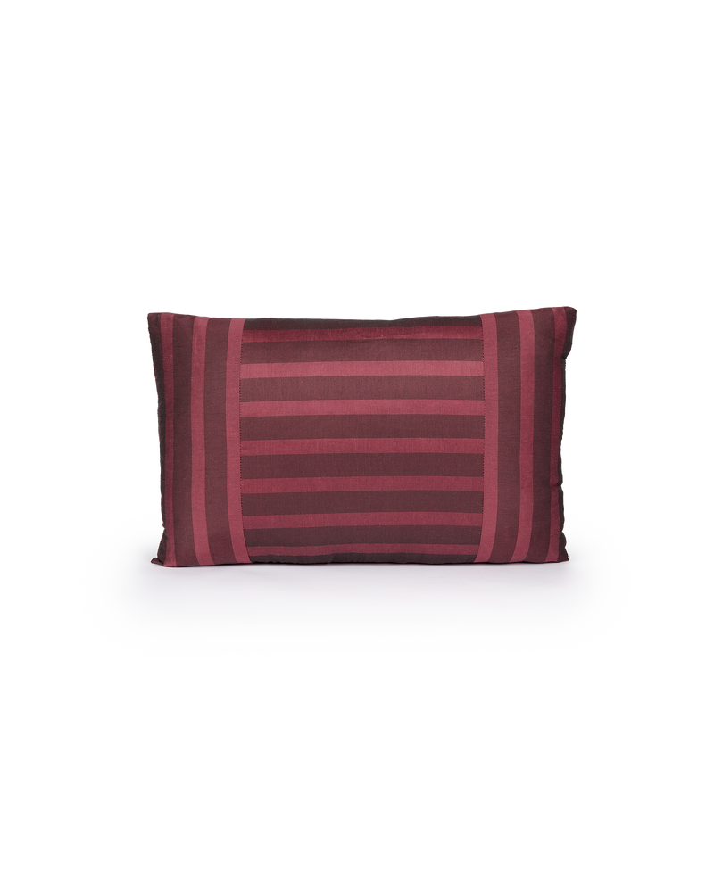 Rectangular Cushion – Ionic Stripe Plum