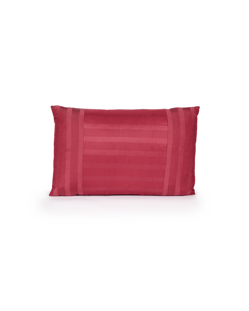 Rectangular Cushion – Ionic Stripe Raspberry