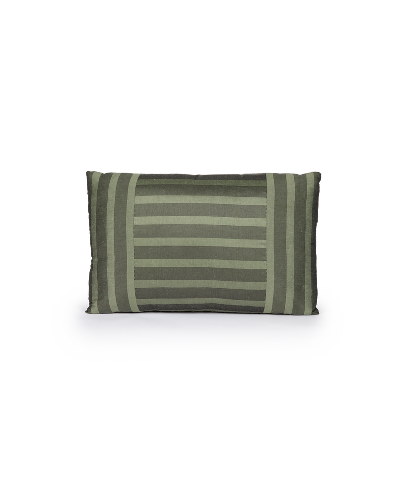 Rectangular Cushion – Ionic Stripe Smoke