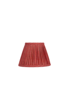 7" Gathered Fabric Lampshade – Pencil Stripe Cotton