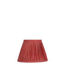 7" Gathered Fabric Lampshade – Pencil Stripe Cotton