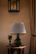 16" Gathered Fabric Lampshade – Vintage Farndale Check