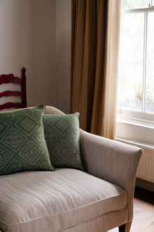Square Cushion – Trellis Leaf
