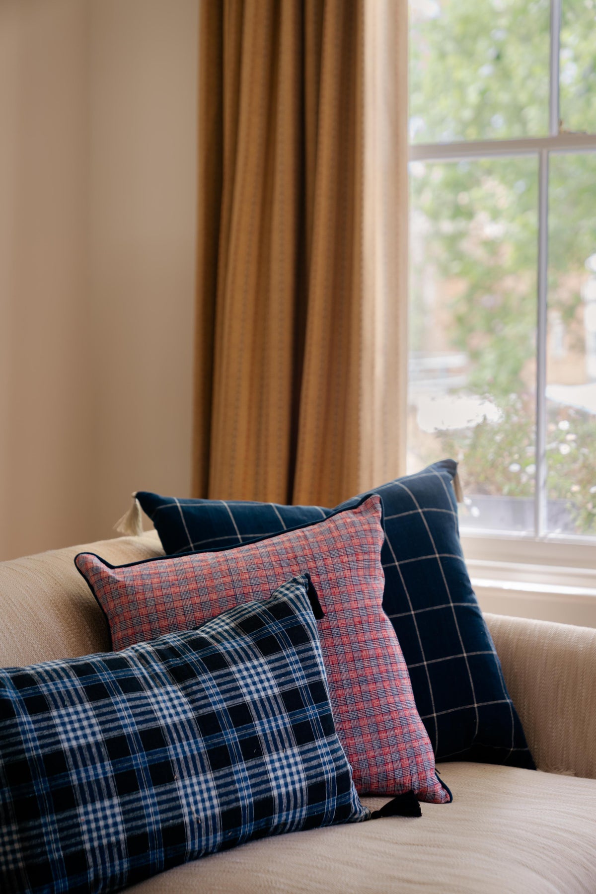 Rectangular Cushion – Vintage Kirby Check