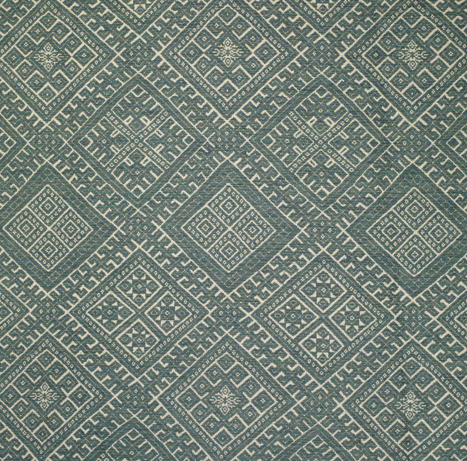 Square Cushion –  Trellis Ocean