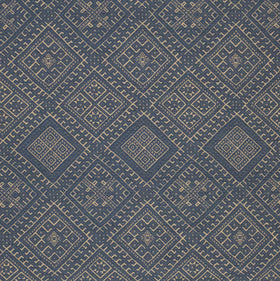 Trellis – Antique Indigo Sample