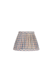 7" Gathered Fabric Lampshade – Vintage Hutton Check