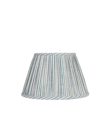 14" Gathered Fabric Lampshade – Vintage Thornton Stripe